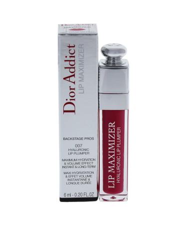 Dior Dior Addict Lip Maximizer  007 Raspberry  clean   0.20 Fl Oz 007 Raspberry 0.20 Fl Oz (Pack of 1)