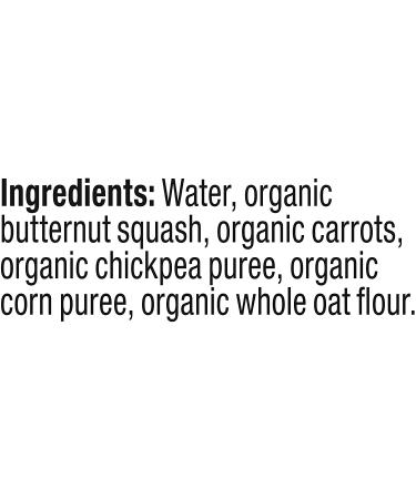 Plum Organics Stage 2 Baby Food Pouch - Butternut Squash, Carrot, Chickpea & Corn | 6 Pack, 3.5 oz | Organic Purees for Babies & Toddlers - Buy Online on SooperMarket.com