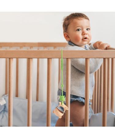 Buy Rosa & Green Silicone Toy Belt - Adjustable Pacifier Clip & Stroller Chain for Baby | Durable Odorless & Lightweight Toy Holders - Buy Online on SooperMarket.com