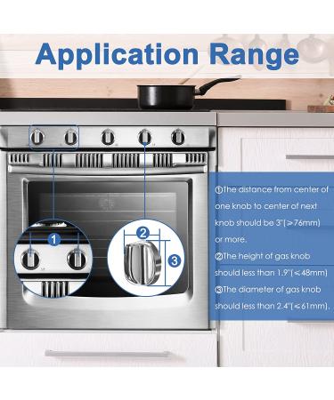 GRENFU Stove Knob Covers - 5 + 1 Pack | Child Safety Gas & Oven Knob Covers - Buy Online on SooperMarket.com