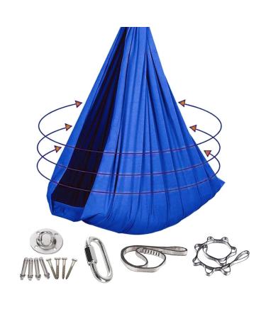 Ssimoo children Sensory full body socks for young girls adult autism full-body winding stretchy breathable body sox for stress reduction in children with autism (color: blue 150x280cm blue