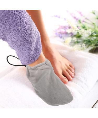 FOMIYES 1 Pair Wax Therapy Warm Foot Cover Paraffin Booties Hot Wax Cover Bioties Liners Cotton Paraffin Socks Heated Booties Gel Grooming Glove Mittens Paraffin Wax Hands Supplies Plush - Buy Online on SooperMarket.com