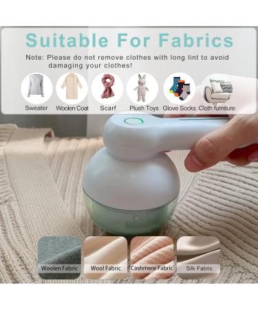 Lint Remover & Fabric Shaver - Electric Bobble Remover for Clothes USB Charging Sweater Shaver with 2 Replacement Heads - Shop Internationally - Buy Online on SooperMarket.com