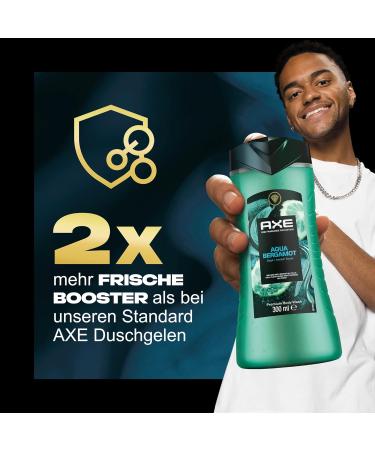 AXE Fine Fragrance Aqua Bergamot Shower Gel - 300ml Premium Body Wash for 12h Long-Lasting Freshness | International Shipping - Buy Online on SooperMarket.com