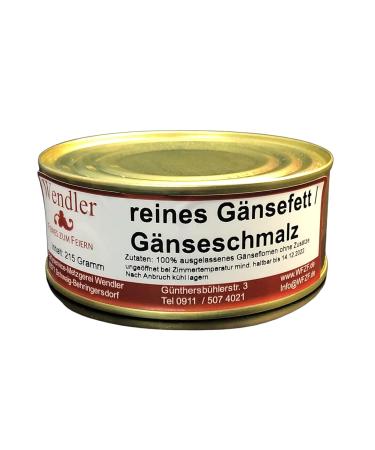 Pure Goose Fat Lard 200g - Unseasoned & Additive-Free for Cooking & Baking | International Shipping Available - Buy Online on SooperMarket.com