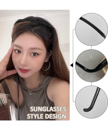 3 Fashionable Women's Headband Sunglasses Headband Square Thick Hair Fixed Magic Invisible Headband Suitable for Curly Thick Hair. - Buy Online on SooperMarket.com