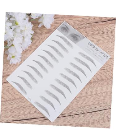 NOLITOY 2pcs 3d Eyebrow Stickers Eyebrow Makeup Kit Eyebrow Transfer Stickers Template Eyebrow Trimming Miss - Buy Online on SooperMarket.com