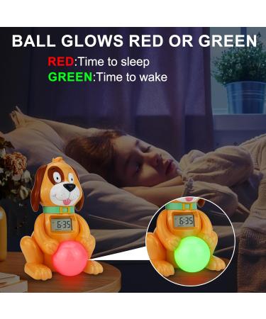 Buy Bigmonat Cute Dog Children's Alarm Clock - Time-Controlled Digital Clock for Kids - Yellow - Battery & AC Powered - Buy Online on SooperMarket.com