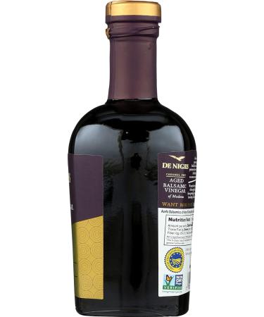 De Nigris Aged Balsamic Vinegar 8.5 oz - Premium Quality for Culinary Excellence - Buy Online on SooperMarket.com