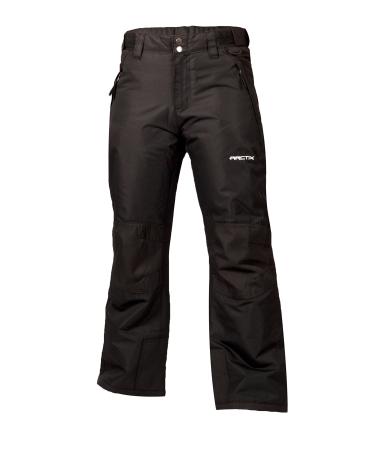 Arctix Kids Snow Pants with Reinforced Knees and Seat Medium Black