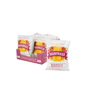 Manomasa Manchego & Green Olive 12 x 140g Manchego and Green Olive