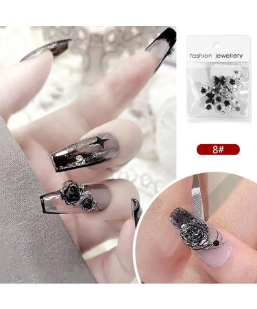 Pearl Mixed Flower Camellia Nail Art Set 3D Nail Art Supplies Nail Tip Nail Glitter Acrylic Nail Art Decorations Nail Art Jewelry 3d Flower Nail Nail Art Kit Nail Art Gems Kit Illusion pearl and s - Buy Online on SooperMarket.com