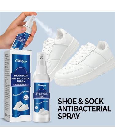Moukkey Shoe Deodorizer Spray - 2.11 oz Plant-Based Foot Odor Remover | Multi-Purpose Shoe Odor Control for Sneakers, Boots, and Sandals - Buy Online on SooperMarket.com
