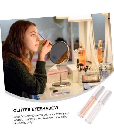 Healeved 2pcs Liquid Eyeshadow Holographic Eyeshadow White Eyeshadow Highlighter Eyeshadow Pp  - Buy Online on SooperMarket.com