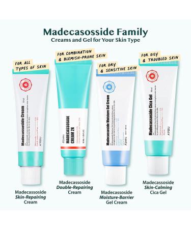 A'PIEU Madecassoside 2X Cream 4.06oz for Combination Skin - Soothes Dryness, Sun Damage, Dark Spots - Centella Asiatica Formula - Buy Online on SooperMarket.com