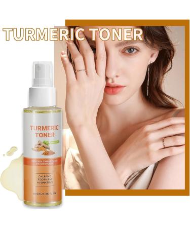 Turmeric Skincare Gift Set Turmeric Face Toner Nourishing Toner for Face to Refresh Soothe & Rehydrate Toner Astringent Toner Spray Moisturising Water Spray for Face 100ml - Buy Online on SooperMarket.com