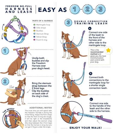 2 Hounds Design Freedom No-Pull Dog Harness for Easy Walking | Adjustable & Gentle Control | Made in USA | Red | Large (Chest 28-32) - Buy Online on SooperMarket.com
