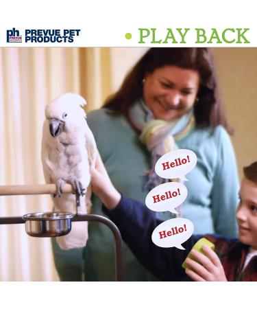 Prevue Hendryx 62900 Mimic Me Voice-Recording Unit for Birds - Train Your Feathered Friend with Ease - Buy Online on SooperMarket.com