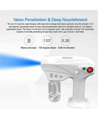 ELQ Portable Nano Steam Gun - Hair & Facial Hydration Sprayer - Buy Online on SooperMarket.com