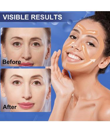 Anti-Wrinkle Tape - Myofascial Lift Tape for Firming Toning & Tightening | Skin-Lifting Face Neck & Forehead Patches - 2 Rolls for Anti-Aging & Wrinkle Reduction - Buy Online on SooperMarket.com