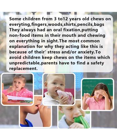 Sensory Chew Necklaces (4 Pack) for ADHD Autism Biting | BPA Free Silicone Chewelry Necklace (Color 2) - Buy Online on SooperMarket.com