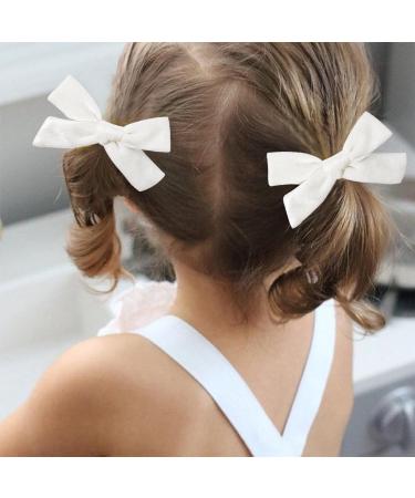 4Pcs Velvet Bow Hair Clips for Girls & Women - Christmas Hair Accessories (Black White) - Buy Online on SooperMarket.com