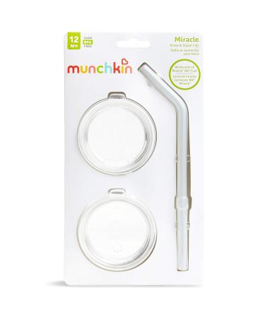 Munchkin  Sippy and Straw Lids for Miracle  360 Cups  3 Piece Set - Buy Online on SooperMarket.com