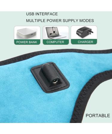 Natudeco Neck Heating Pillows - Adjustable USB-Heated Plush Scarf for Ultimate Relief | Portable Winter Warmer for Home Travel & Office - Ideal for Men & Women - Buy Online on SooperMarket.com
