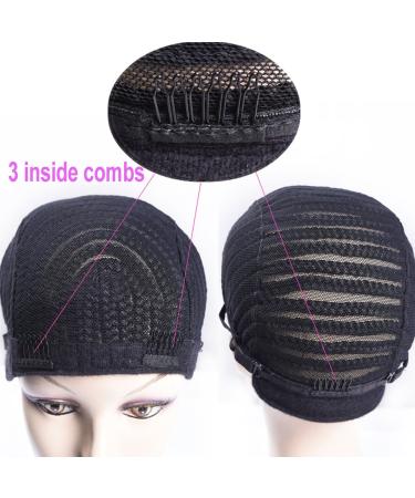 Refined Braided Wig Caps - Crochet Cornrows Cap for Easy Wig Making | Glueless Hair Net Liner - Buy Online on SooperMarket.com