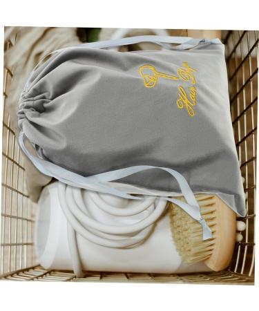 Baluue 2pcs Hair Curler Travel Bag Fabric Hair Dryer Travel Pouch Grey Drawstring Bag 30.00X25.00X0.50CMx2pcs Greyx2pcs - Buy Online on SooperMarket.com