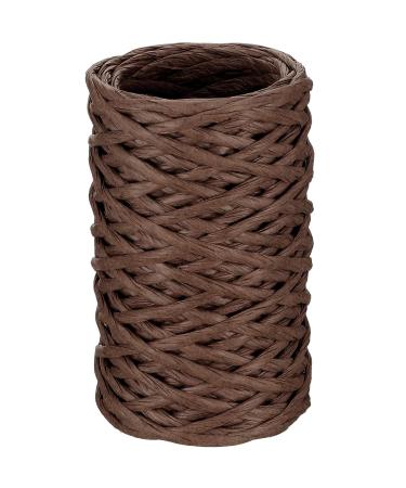 65 Feet Floral Wire Vine Wire Bind Wire Rustic Craft Wire Wrapping Wire for Flower Bouquets (Dark Brown)