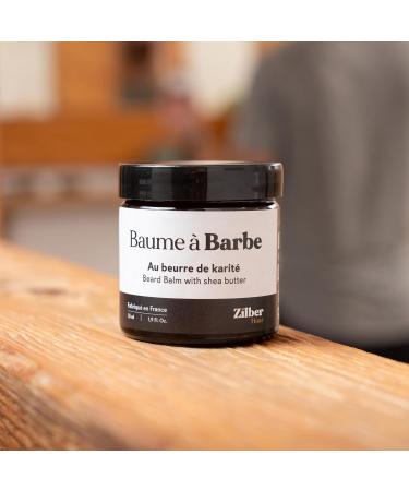 Zilber Hair & Beard Balm - 100% Natural Vegan Shea Butter & Organic Oils - 55ml Made in France - Buy Online on SooperMarket.com