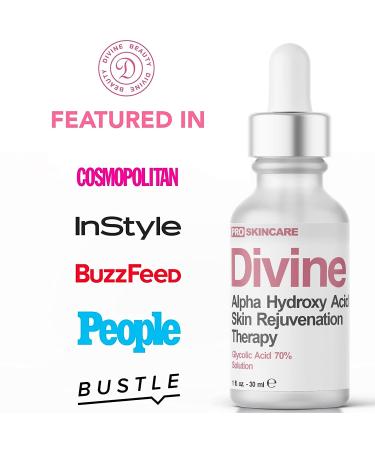 Glycolic Acid Peel 70% - Professional at Home Chemical Peel for Face - Intense Alpha Hydroxy Acid Peel for Acne Scars, Wrinkles & Fine Lines - 1 Fl Oz - Buy Online on SooperMarket.com