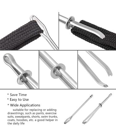 10Pcs Durable Drawstring Replacement Set - 52Inches, 5 Colors, 3 Threader Tools - Ideal for Shorts, Pants, Sweatshirts & Hoodies - Buy Online on SooperMarket.com