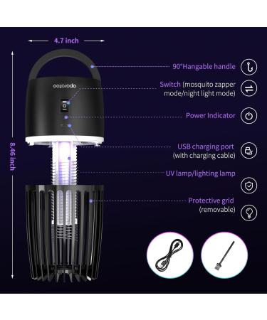 Buy MWD-DJK-B4 UV Mosquito Lamp & Insect Destroyer - Portable USB Fly Trap for Home & Camping | Best Mosquito Protection - Buy Online on SooperMarket.com