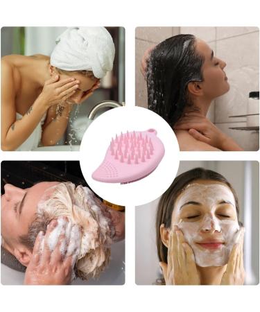 Face Wash Scrubber | Double Side Silicone Face Scrub Brush Manual Skin Care Scalp Brush Multi-Use Handheld Scrubber Solid Powder - Buy Online on SooperMarket.com