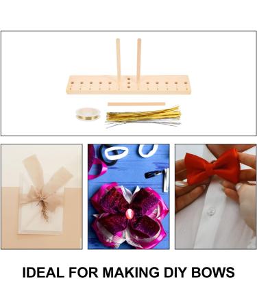 Sewroro Multitool Bow Making Set - Easy Bow Maker for Hair Bows, Corsages & Ribbon Wreaths | Fixing Device for Perfect Bowknots | Multipurpose Crafting Tool - Buy Online on SooperMarket.com