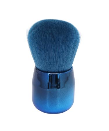 Glomora Blush Brush Soft Fluffy Hair Mushroom Head Make Up Brush for Bronzer Loose Powder Cosmetics Dark Blue