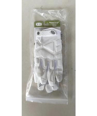 Seibertron G.A.R.G 2.0 Gel Filled Anti-Impact Ultra-Stick Football Gloves for Youth & Adults - White Size L | International Shipping Available - Buy Online on SooperMarket.com