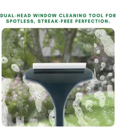 Screen Window Brush Household Glass Wiper Window Cleaning Tool With Dual-head Screen Window Cleaning Without Disassembly Yellow - Buy Online on SooperMarket.com