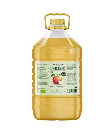 Eat Wholesome Organic Raw Apple Cider Vinegar Unfiltered with The Mother 5 L Apple Cider Vinegar with The Mother 5L
