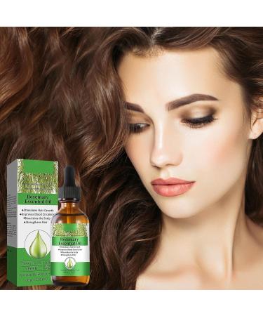 Rosemary Hair Oil(60ml) Rosemary Oil for Hair Growth Diluted Rosemary Essential Oils for Hair Loss & Skin Care Strengthens Hair Nourishes Scalp Hair Loss Improve Oil for Women and Men - Buy Online on SooperMarket.com