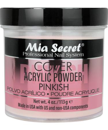 Mia Secret COVER PINKISH Acrylic Powder (4oz) 4 Ounce
