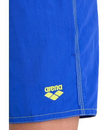 ARENA Boys Bywayx Youth R Swim Trunks 152 - Neon Blue & Soft Green | Best Swimwear for Kids - Buy Online on SooperMarket.com