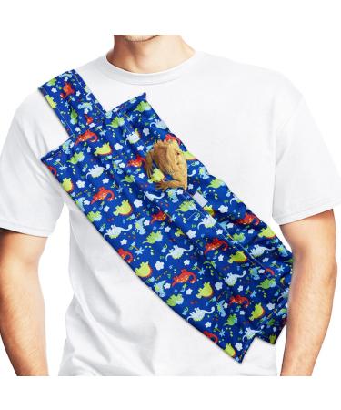 SETHOUS Adjustable Bearded Dragon Carrier Warm and Soft Sling for Reptile Small Animal Lizard Gecko