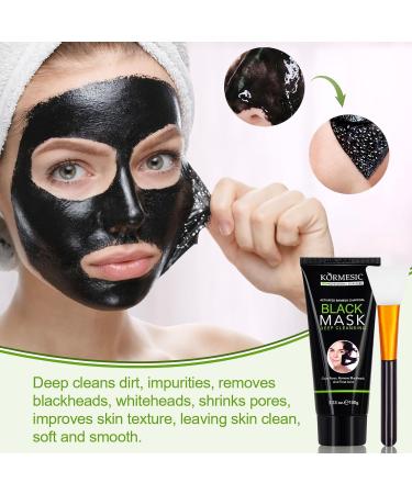 Blackhead Remover Mask - Charcoal Peel Off Face Mask for Pore Cleansing & Skin Care 100g | Unisex Blackhead Treatment - Buy Online on SooperMarket.com