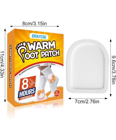 Hudhow's Self-Adhesive Heating Paving - 6 Safe Foot Warmers for Outdoor Activities Skiing & Hiking | Stay Warm This Winter! - Buy Online on SooperMarket.com