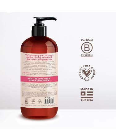 Watermelon & Ceramides Body Lotion 3 Pack 16 oz - Plumping Hydration for Dry Skin | Vegan & Cruelty-Free Moisturizer for Women and Men - Buy Online on SooperMarket.com