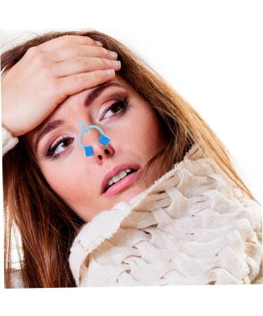 Hemoton 30 Pcs Nose Correction Clips - Plastic Foam Nose Clips for Lady Parts, Stop Nosebleeds, Epistaxis, Eva Lift, Sky-blue - Convenient Nose Pincher and Plug - Buy Online on SooperMarket.com