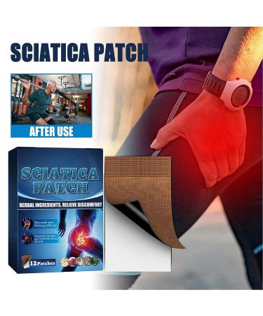 12pcs Sciatica Pain Relief Patches | Plant Extract | Knee Joint Soreness | Men & Women - Buy Online on SooperMarket.com